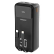 Obraz 1/4 - Dudao K15MAX 30000mAh PD 22.5W Powerbank s vstavanými káblami - Čierna