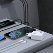 Kép 3/5 - Dudao A29C 65W GaN fali töltő + USB-C kábel – Fehér