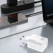 Kép 4/5 - Dudao A29C 65W GaN fali töltő + USB-C kábel – Fehér