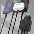 Kép 3/6 - Dudao A29C 65W GaN fali töltő + USB-C kábel - Fekete
