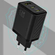 Kép 5/6 - Dudao A29C 65W GaN fali töltő + USB-C kábel - Fekete