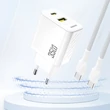 Obraz 3/5 - Dudao A27 MaxC 35W GaN Nástenná Nabíjačka + USB-C Kábel - Biela