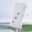 Obraz 3/3 - Dudao K11 Pro 20000mAh Powerbank s vstavanými káblami - Biela