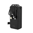 Kép 1/5 - Dudao K11 Max 30000mAh Powerbank beépített kábelekkel - Fekete