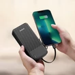 Kép 2/5 - Dudao K11 Max 30000mAh Powerbank beépített kábelekkel - Fekete
