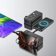 Kép 3/5 - Dudao K11 Max 30000mAh Powerbank beépített kábelekkel - Fekete
