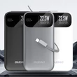 Obraz 2/4 - Dudao K31 10000 mAh 22.5W PD Powerbank s vstavaným káblom - Sivá
