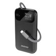 Obraz 1/3 - Dudao K31 10000 mAh 22.5W PD Powerbank s vstavaným káblom - Čierna