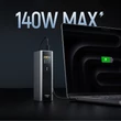 Kép 2/6 - Cuktech Powerbank CKPB200UGLGR 210W 20000mAh 2 x USB-C 1 x USB-A - szürke