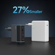Kép 4/6 - Cuktech CUKAD1003EUG GaN 100W fali töltő 2 x USB-C 1 x USB-A USB-C kábellel - Szürke