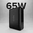 Kép 2/9 - SBS Powerbank 20000mAh 65W PD AFC USB-C USB-A laptophoz, tablethez, okostelefonhoz - fekete