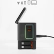 Obraz 3/7 - SBS Power Dock 6-v-1 s MagSafe, stojanom a USB-C káblami 65W – Čierna