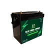 Kép 1/5 - Idealakku IB sorozatú Mini LiFePO₄ akkumulátor 12,8V 100Ah intelligens BMS-sel és Bluetooth-szal