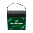 Kép 2/5 - Idealakku IB sorozatú Mini LiFePO₄ akkumulátor 12,8V 100Ah intelligens BMS-sel és Bluetooth-szal