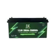 Kép 2/5 - Idealakku IB sorozatú LiFePO₄ akkumulátor 12,8V 200Ah intelligens BMS-sel és Bluetooth-tal & integrált fűtéssel