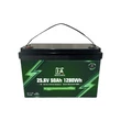 Kép 2/5 - Idealakku IB sorozatú LiFePO₄ akkumulátor 25,6V 50Ah intelligens BMS-sel és Bluetooth-szal & integrált fűtéssel