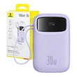 Obraz 4/5 - Baseus QPow 2 powerbanka, 10000mAh, 30W, 2xUSB-C (fialová)