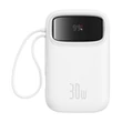 Obraz 1/6 - Baseus QPow 2 powerbanka, 10000mAh, 30W, 2xUSB-C (biela)