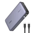 Kép 1/3 - UGREEN PB205 Power Bank 25000mAh, USB + 2x USB-C, 145W PD (szürke)