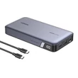 Kép 2/3 - UGREEN PB205 Power Bank 25000mAh, USB + 2x USB-C, 145W PD (szürke)