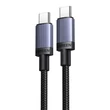 Obraz 2/3 - Ugreen L528 USB-C-USB-C kábel, 240W, 3m (sivá)