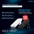 Kép 3/6 - PATONA Platinum GaN PD65W Lapos Adapter Fekete 2x USB-C PD3.0 QC3.0