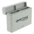 Obraz 2/6 - PATONA Premium Dual Charger nabíjacia krabička pre DJI Osmo Action 3, 4 a 5 vrátane USB-C kábla