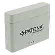 Obraz 5/6 - PATONA Premium Dual Charger nabíjacia krabička pre DJI Osmo Action 3, 4 a 5 vrátane USB-C kábla
