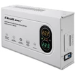 Kép 1/5 - Qoltec Automatikus Feszültségstabilizátor AVR 3000VA | 1800W | Kompakt | Toroid transzformátor