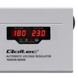 Kép 7/9 - Qoltec Automatikus Feszültségstabilizátor AVR 1000VA 3% | Kompakt | Toroid transzformátor