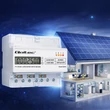 Kép 3/7 - Qoltec Háromfázisú elektronikus mérő | DIN sínre szerelhető energiamérő | 400V | 100A | LCD | LED | 7P