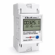Obraz 1/6 - Qoltec Jednofázový elektronický merač spotreby energie pre DIN lištu | RESET | periodický a trvalý počítadlo | 230V | 60A | LCD | LED | 2P