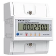 Obraz 1/7 - Qoltec Trojfázový elektronický merač s resetovaním | Merač spotreby energie na DIN lištu | 400V | 100A | LCD | LED | 4P