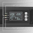 Imagine 6/8 - Sursă de alimentare neîntreruptibilă UPS Qoltec pentru RACK | 1kVA | 1000W | Factor de putere 1,0 | LCD | EPO | USB | On-line