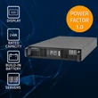 Kép 4/8 - Qoltec szünetmentes tápegység UPS RACK-hez | 2kVA | 2000W | Teljesítménytényező 1,0 | LCD | EPO | USB | Online