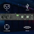 Kép 7/8 - Qoltec szünetmentes tápegység UPS RACK-hez | 3kVA | 3000W | Teljesítménytényező 1,0 | LCD | EPO | USB | Online