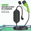 Kép 5/10 - Qoltec Mobil EV Elektromos Autó Töltő 2 az 1-ben Type 2 Állítással | 3,5kW | 230V | LCD | LED | 5m