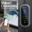 Obraz 3/11 - Qoltec Mobilná nabíjačka pre elektrické vozidlá s 2-v-1 nastavením typu 2 | 3,5 kW | 230V | Wi-fi | TUYA | SMART LIFE | LCD | LED | Prenosná | 5m