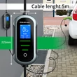 Obraz 9/11 - Qoltec Mobilná nabíjačka pre elektrické vozidlá s 2-v-1 nastavením typu 2 | 3,5 kW | 230V | Wi-fi | TUYA | SMART LIFE | LCD | LED | Prenosná | 5m