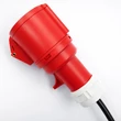 Kép 5/6 - Qoltec tápegység, adapter | CEE 32A 5P 400V aljzat SCHUKO 230V-ra | max 16A | 3,5 kW