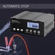 Kép 5/8 - Qoltec Intelligens Mikroprocesszoros Töltő 12V 12A | 12.6V | 24V 7A | Akkumulátortöltő Javító Funkcióval AGM, GEL, LiFePO4 Akkumulátorokhoz | LCD