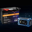 Kép 8/8 - Qoltec Intelligens mikroprocesszoros töltő 12V 15A | Egyenirányító javító funkcióval és áramellátás fenntartásával akkumulátorcsere során | AGM GEL LiFePO4-hoz | LCD