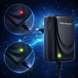Kép 6/8 - Qoltec Automatikus töltő AGM GEL STD akkumulátorokhoz | 6V/12V töltő | 6W | 5.5x2.1 | 1.8m kábel