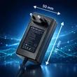 Obraz 6/7 - Qoltec Automatická nabíjačka batérií AGM GEL STD | Nabíjačka 12V | 2A | 24W | 5.5x2.1 | 1.8m kábel