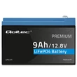 Obraz 7/9 - Batéria Qoltec LiFePO4 | 12V | 9 Ah | 1 kg | 115,2 Wh | BMS