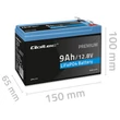 Obraz 9/9 - Batéria Qoltec LiFePO4 | 12V | 9 Ah | 1 kg | 115,2 Wh | BMS