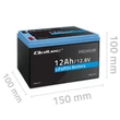 Obraz 9/9 - Batéria Qoltec LiFePO4 | 12V | 12 Ah | 1,5 kg | 153,6 Wh | BMS
