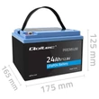 Obraz 7/8 - Qoltec LiFePO4 batéria 12.8V | 24Ah | 307.2Wh | BMS | PV, UPS, RV, čln