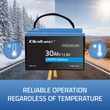 Kép 7/8 - Qoltec LiFePO4 akkumulátor 12.8V | 30Ah | 384Wh | BMS | PV, UPS, lakóautó, csónak