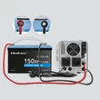 Obraz 6/7 - LiFePO4 lítium-železofosfátová batéria Qoltec | 12,8V | 150Ah | 1920Wh | BMS